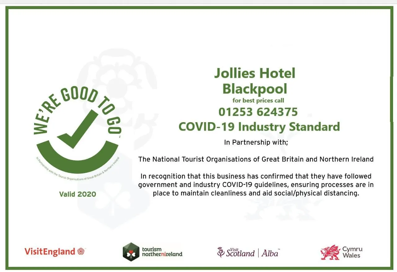 Guest house Jollies Hotel Blackpool